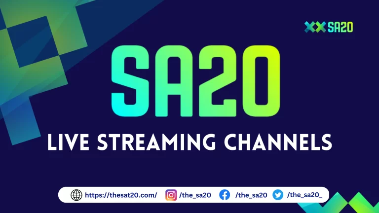 SA20 Live Streaming 2023 – TV Channels, Watch Live Score, Telecast, Broadcasters List