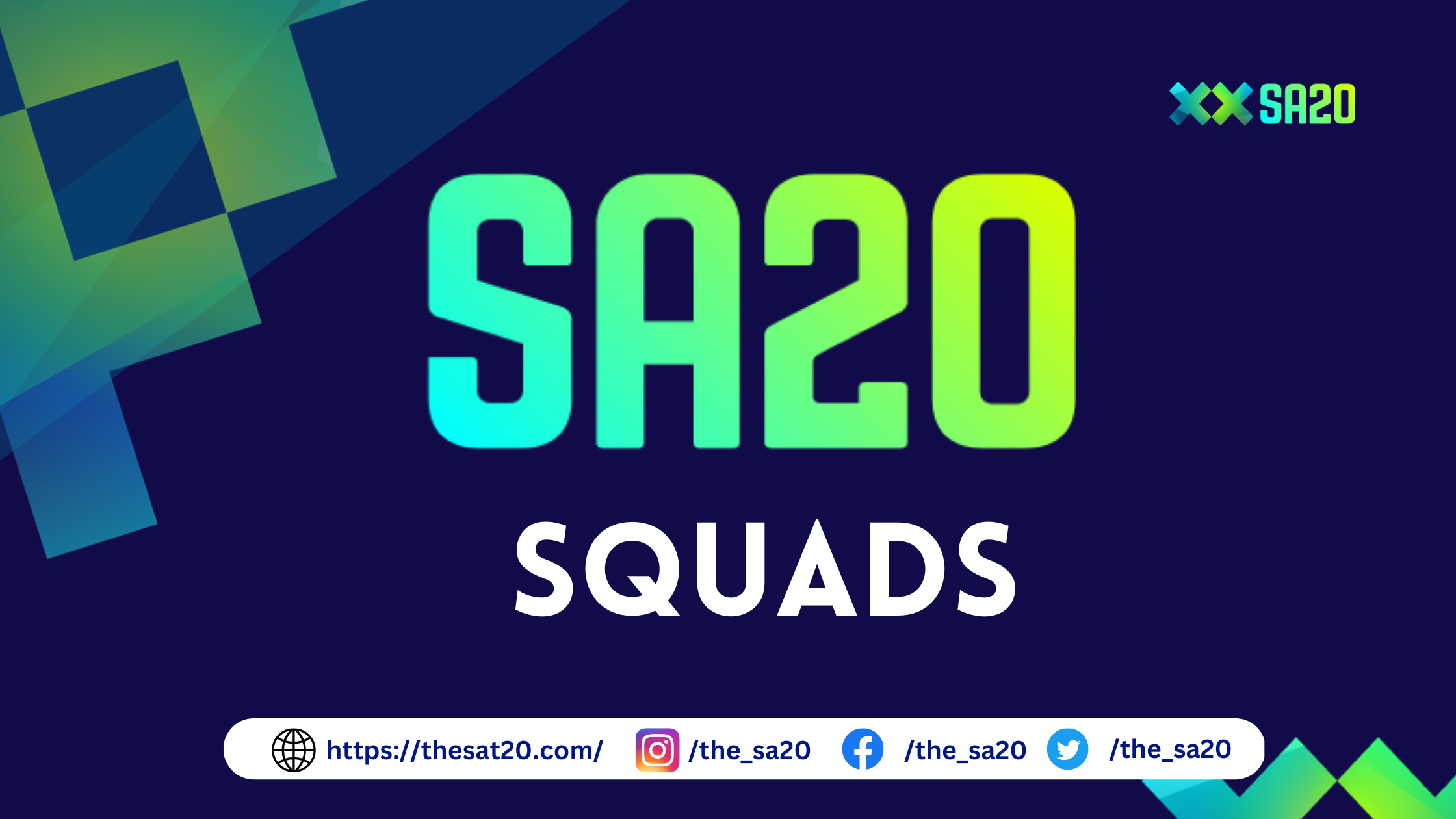 sa20 squads