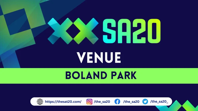 Boland Park Venue for sa20