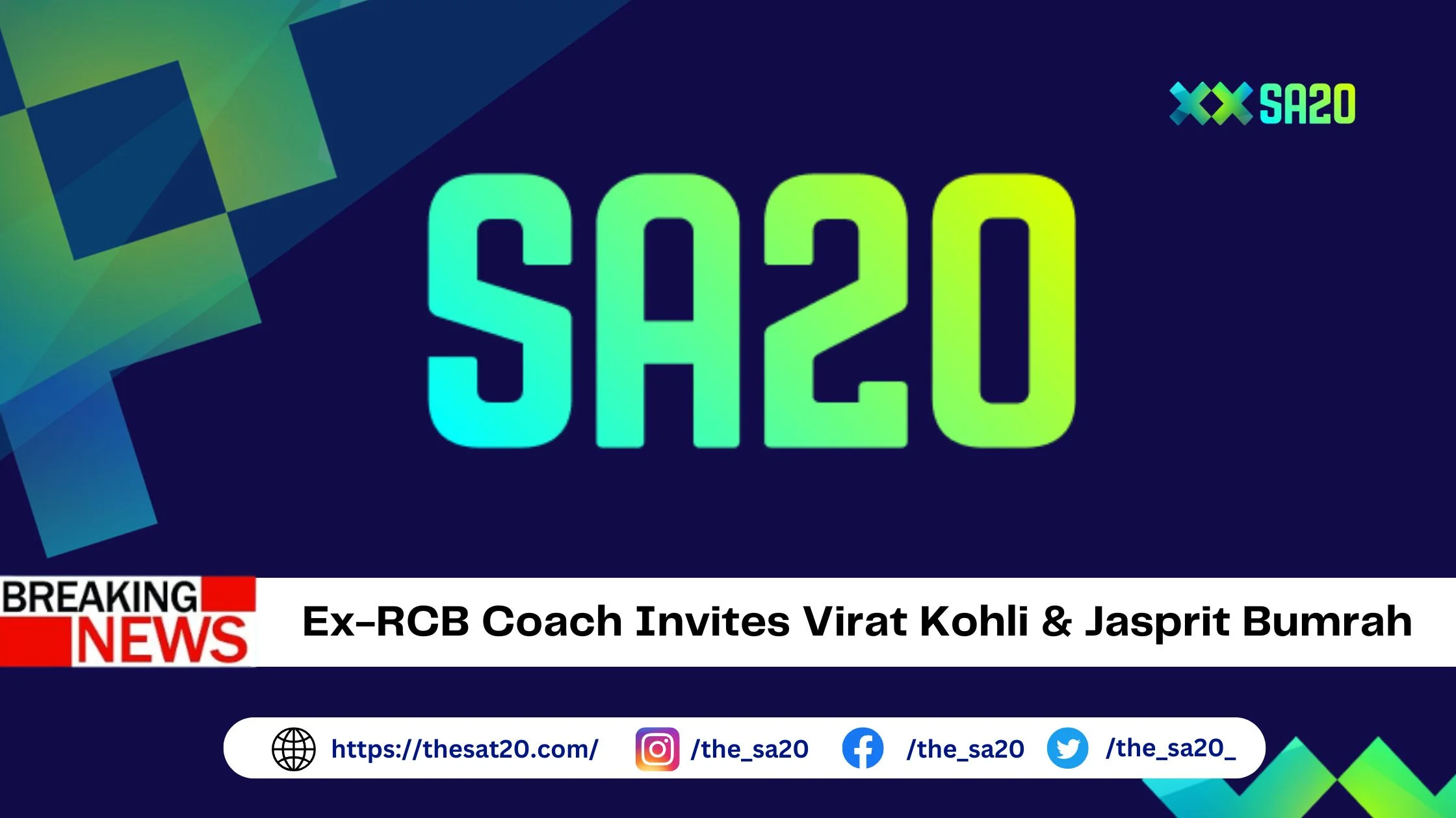 Ex-RCB Coach Invites Virat Kohli & Jasprit Bumrah